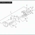 FLHTPI 1FMW ELECTRA GLIDE STANDARD POLICE (2004) Передний суппорт