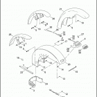 FXSTI 1BVB SOFTAIL STANDARD (2004) FRONT FENDER - FXST / I, FXSTB / I, FXSTD / I, FLS...
