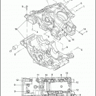 VRSCB 1HBZ VRSCB V-ROD (2004) CRANKCASE - UPPER & LOWER