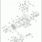 FLHTCSE 1PJE CVO ELECTRA GLIDE (2004) TRANSMISSION BEARINGS & COVERS