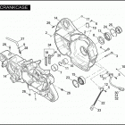 XL883 4CAM SPORTSTER 883 (2004) Картер двигателя