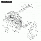 XL883 4CAM SPORTSTER 883 (2004) ENGINE MOUNTS