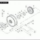 VRSCB 1HBZ VRSCB V-ROD (2004) Заднее колесо