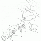 FLHTI 1FVW ELECTRA GLIDE STANDARD (2004) WINDSHIELD, FAIRING & HEADLAMP - FLHT MODELS