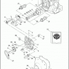 FXSTDSE2 1PHD CVO SOFTAIL DEUCE (2004) CAMSHAFTS AND CAM COVER - 1550 TWIN CAM 95B