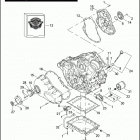 VRSCB 1HBZ VRSCB V-ROD (2004) COVERS, OIL PAN / FILTER / PICKUP