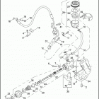 XL883 4CAM SPORTSTER 883 (2004) Задний тормозной цилиндр