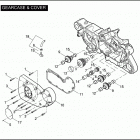 XL883 4CAM SPORTSTER 883 (2004) GEARCASE & COVER