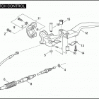 XL883 4CAM SPORTSTER 883 (2004) Привод управления сцеплением