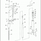 FLHTPI 1FMW ELECTRA GLIDE STANDARD POLICE (2004) FRONT FORK - RIGHT