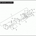 FXSTDSE2 1PHD CVO SOFTAIL DEUCE (2004) Передний суппорт