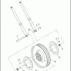 VRSCB 1HBZ VRSCB V-ROD (2004) Переднее колесо