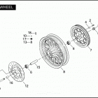 FXDP 1GKV DYNA DEFENDER (2004) Заднее колесо