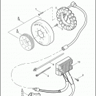 XL883 4CAM SPORTSTER 883 (2004) ALTERNATOR & REGULATOR