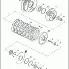 XL883 4CAM SPORTSTER 883 (2004) Сцепление