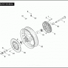 FLHTCSE 1PJE CVO ELECTRA GLIDE (2004) Заднее колесо