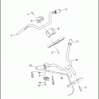 VRSCB 1HBZ VRSCB V-ROD (2004) HANDLEBAR & THROTTLE CONTROL