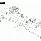 XL883 4CAM SPORTSTER 883 (2004) Задний фонарь