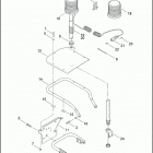 FLHTPI 1FMW ELECTRA GLIDE STANDARD POLICE (2004) STROBE LAMPS - REAR, LICENSE PLATE HOLDER