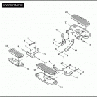 FLHTCSE 1PJE CVO ELECTRA GLIDE (2004) FOOTBOARDS
