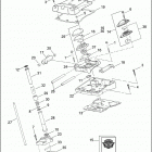 FXSTDSE2 1PHD CVO SOFTAIL DEUCE (2004) ROCKER ARM ASSEMBLY & PUSH RODS - 1550 TWIN CAM 95...