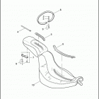 FXSTDSE 1PFD CVO SOFTAIL DEUCE (2003) Сиденье