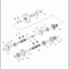 FXST 1BHY SOFTAIL STANDARD (2003) TRANSMISSION GEARS