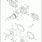 FXST 1BHY SOFTAIL STANDARD (2003) AIR CLEANER & ENRICHENER - CARBURETED MODELS
