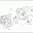 FXSTDSE 1PFD CVO SOFTAIL DEUCE (2003) CRANKCASE AND ENGINE OIL FILTER - 1550 TWIN CAM 95...