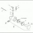 FXD 1GHV DYNA SUPER GLIDE (2003) FRONT TURN SIGNALS