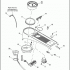 FLHPI 1FHW ROAD KING POLICE (2003) FUEL TANK INSTRUMENTS - FLHPI & FLHPEI