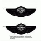 FXD 1GHV DYNA SUPER GLIDE (2003) FUEL TANK TRIM