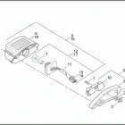 SIDECAR FOR FLHTC 8SGX FLHTC SIDECAR (2003) SIDECAR TAIL LAMP