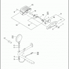 FXDP 1GKV DYNA DEFENDER (2003) TAIL LAMP & REAR TURN SIGNALS