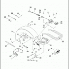 FLHTC 1DJV ELECTRA GLIDE CLASSIC (2003) FRONT FENDER (2 OF 2)