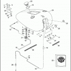 FXSTD 1BSY SOFTAIL DEUCE (2003) FUEL TANK - FXSTD