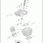 FLHTPI 1FMW ELECTRA GLIDE STANDARD POLICE (2003) CYLINDERS, HEADS & VALVES - TWIN CAM 88 ™