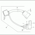 SIDECAR FOR FLHTC 8SGX FLHTC SIDECAR (2003) HARNESS, BANK ANGLE SENSOR