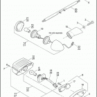 FXD 1GHV DYNA SUPER GLIDE (2003) TAIL LAMP & REAR TURN SIGNALS