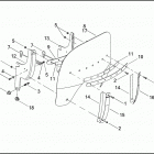FLHRSEI2 1PGE CVO ROAD KING (2003) Стекло ветровое