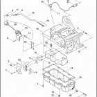 FLHRSEI2 1PGE CVO ROAD KING (2003) TRANSMISSION HOUSING & OIL PAN