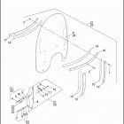 FLSTCI 1BWB HERITAGE SOFTAIL CLASSIC (2003) WINDSHIELD - FLSTC / I