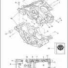 VRSCA 1HAZ VRSCA V-ROD (2003) CRANKCASE - UPPER & LOWER