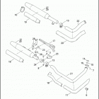 FXSTD 1BSY SOFTAIL DEUCE (2003) EXHAUST SYSTEM - FLSTF / I & FXSTD / I