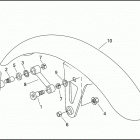 FXSTS 1BLY SPRINGER SOFTAIL (2003) FRONT FENDER - FXSTS / I