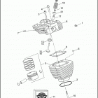 FLHTC 1DJV ELECTRA GLIDE CLASSIC (2003) CYLINDERS, HEADS & VALVES - TWIN CAM 88 ™