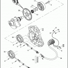VRSCA 1HAZ VRSCA V-ROD (2003) ALTERNATOR & REGULATOR