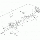 FXD 1GHV DYNA SUPER GLIDE (2003) Задний суппорт