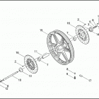 FXSTDSE 1PFD CVO SOFTAIL DEUCE (2003) Переднее колесо
