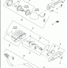 FLHRSEI2 1PGE CVO ROAD KING (2003) REAR TURN SIGNALS & TAIL LAMP